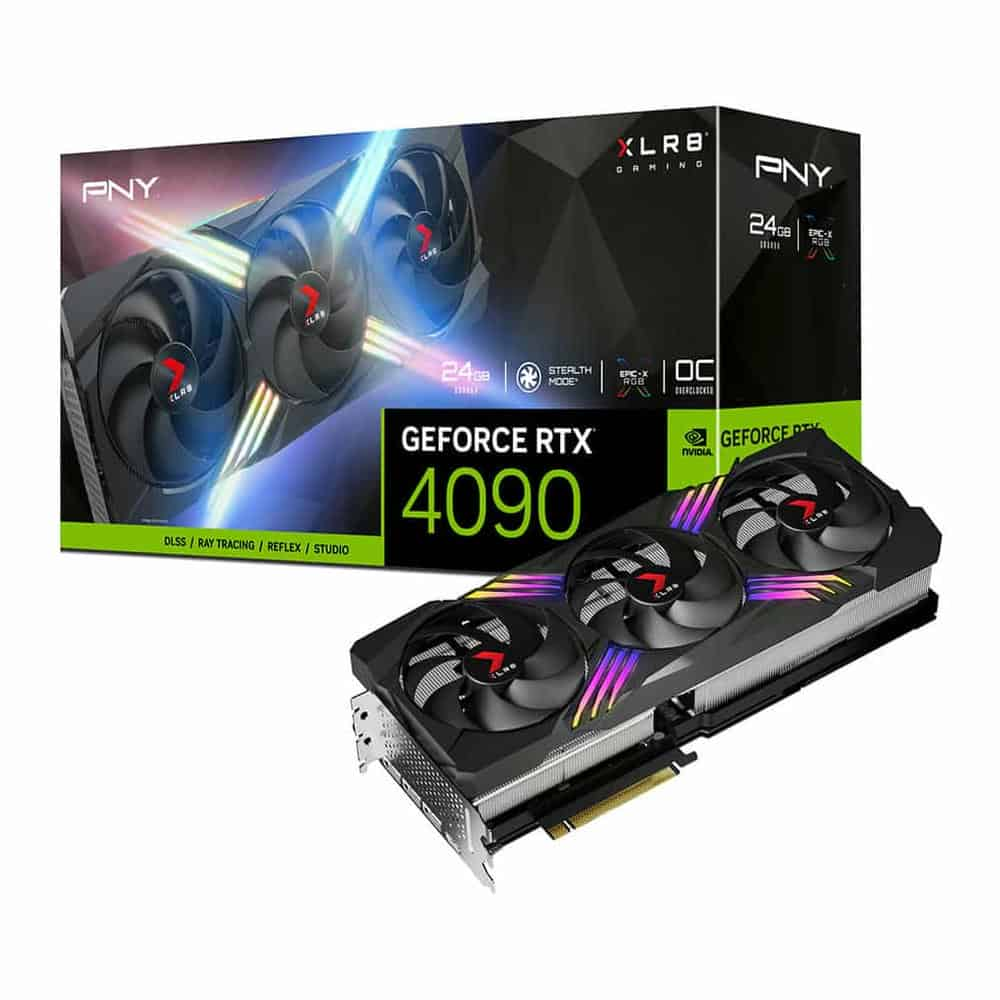 (image for) PNY NVIDIA GeForce RTX 4090 XLR8 Verto OC EPIC-X RGB 24GB Ada Lovelace Graphics Card